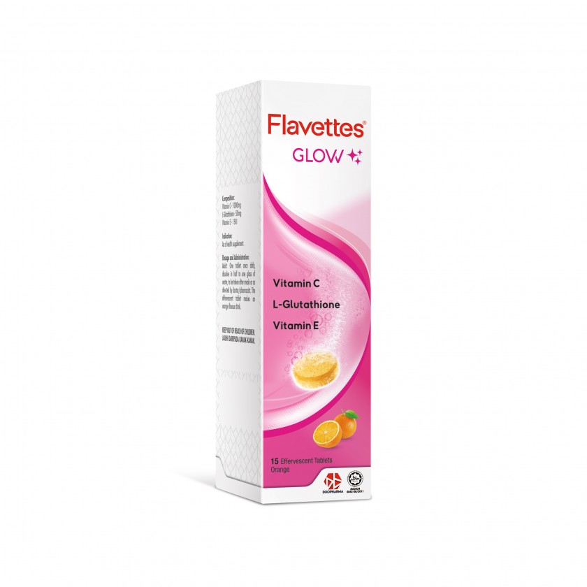 FLAVETTES EFFERVESCENT GLOW TAB (15's)