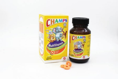 CHAMPS MV PLUS LYSINE & FA TAB 60's 