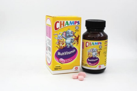 CHAMPS MV S/BERRY TAB 100's 