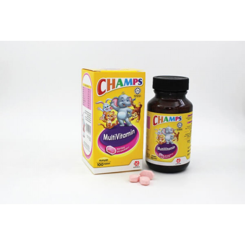 CHAMPS MV S/BERRY TAB 100's 