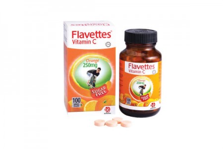 FLAVETTES VIT C ORG 250MG SF (100's) 
