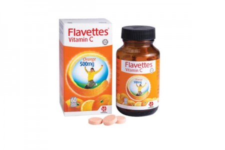 FLAVETTES VIT C ORG 500MG (60's)