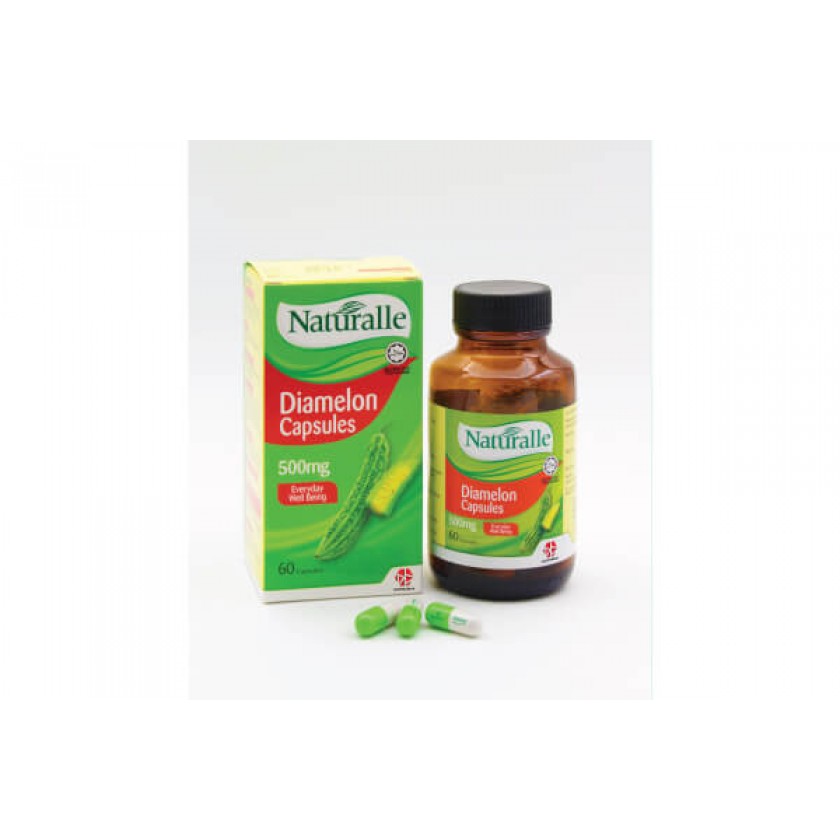 NATURALLE DIAMELON 500MG CAP 60's 